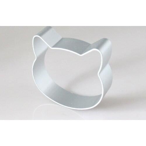 Aluminium Cat Shaped Fondant Cutters Mold Tools Sugar Craft Cake Decorating Flower Cookies Cutter Pastry Cutter Cupcakes