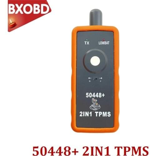 Auto Tire Pressure Monitor 50448+ 2IN1 TPMS Sensor System 2 IN 1 Electronic EL50448 PLUS For Ford TPMS Reset Tool for GM