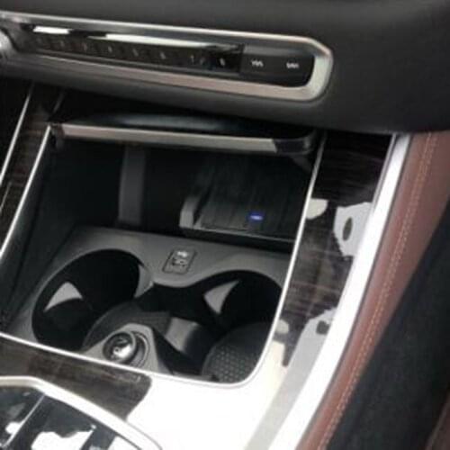 10W car QI wireless charger for BMW X5 G05 2019 2020 charging plate phone charger accessories for iPhone for Samsung