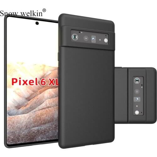 For Google Pixel 6 Pro Case Simple Matte Soft Silicone Back Cover Phone Cases For Pixel 4 XL 5 4A 5A 4G 5G 6 Pro Cover