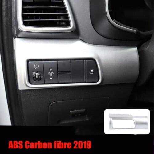 For Hyundai Tucson 2019 ABS Chrome Car internal left middle control box decoration Cover Trim Car Styling Accessories 1pcs