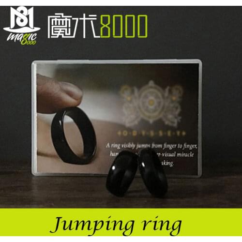 Ring Magic Tricks Jump From One Finger to Another Magic Tricks Ring Coin Finger Decoration 18/20/21mm Size Magic Props
