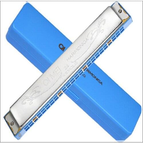 Harmonica Mouth Ogan 24 Holes Key of C Gaitas Harmonicas Tremolo Mundharmonika Instrumentos Harmonica Mouth Ogan 24 Holes
