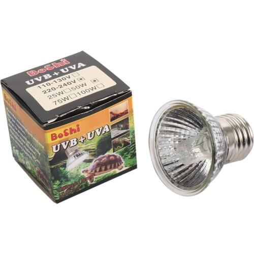 1 Pcs Reptile Heating Lamp Full Spectrum Uva + Uvb3.0 Sunlamps Basking Pet Reptiles Tortoise Snake Lizard Spider Frog