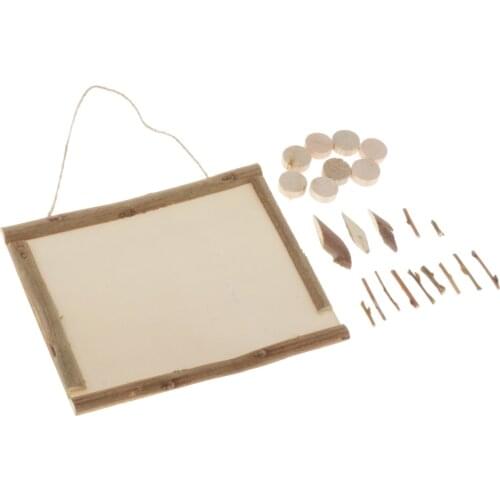 Wood Shaped Wood Frame Kit for DIY Wood Modelling Material Kids Educational Toys