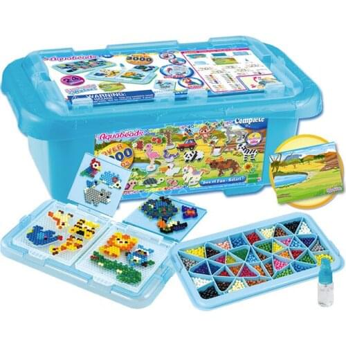 Water mist magic bead boys and girls handmade puzzle DIY childrens toys magic animal storage box