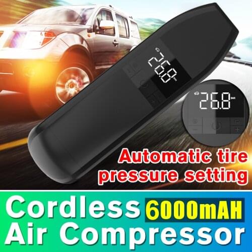 Portable Electric Air Inflator 150PSI Car Air Compressor Tire Pump cordless metal motor Car Tyre Inflatable for Car Bike Ball
