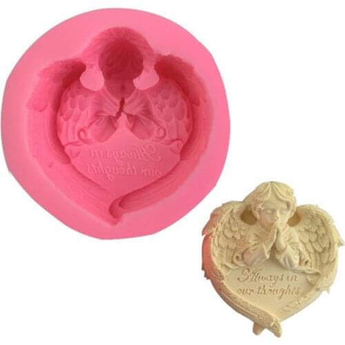 Xuyuan Angel Silicone DIY Handmade Soap Mold Mousse Cake Mold Soap Mold Epoxy Decorations and Ornaments Mold Candle Clay Mould