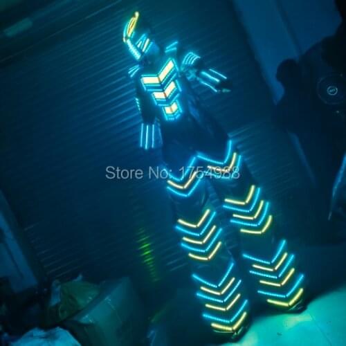 LED Dancer Costume LED Robot Suit For Party Performance Electronic Music Festival DJ Show for led robot costume