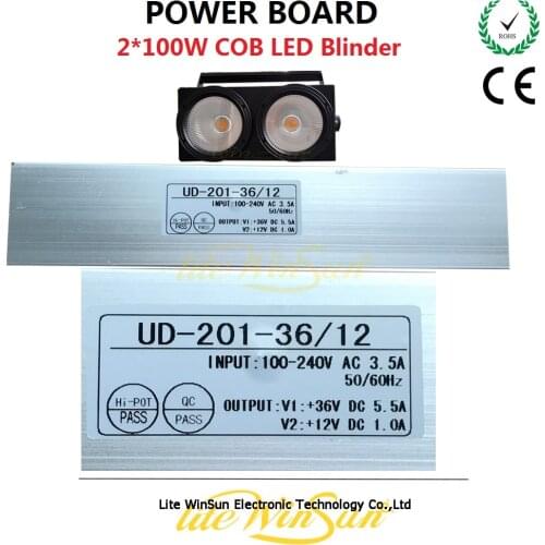 UD-201-36/12 Power Supply Board 2x100W COB Blinder Lighting Replacment Power Modular AC Power Supply Kit