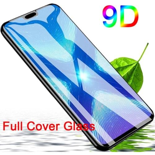 9D Black Screen Protector for Honor 8C 8A 6C Pro Tempered Glass for Huawei Honor 7A DUA L22 Protective Glass on Honor 7C 5.7"