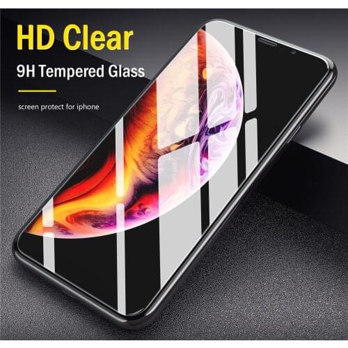 Protective tempered glass for iphone x 6s 7 8 plus XR Protective Glass Film on iphone x screen protector for iphone xs max glass