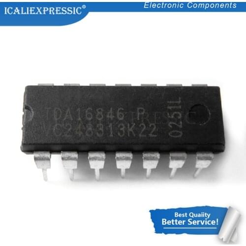 10PCS TDA16846P DIP-14 TDA16846-2P DIP14 TDA16846 DIP TDA16846-2 P