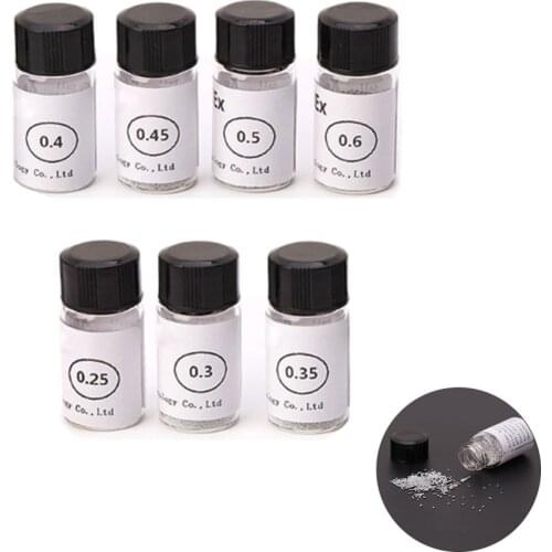 12.5K x 7 Bottles BGA Reballing Soldering Balls Lead Solder Ball Set For BGA Rework Reballing Stencil Welding Solder Tools Set