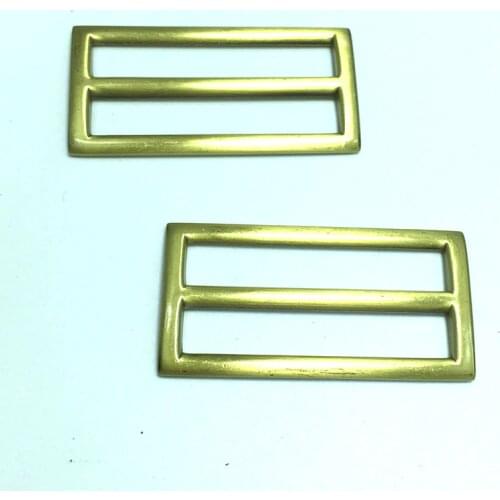 2 inch (inner size) Bronze alloying rectangle sliders strap adjuster 30pcs 3mm thickness