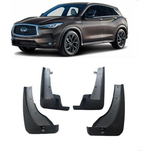 4PCS Molded High Quality Car Mud Flaps for Infiniti QX50 P71A 2018 2019 2020 Mudguards Splash Guards Mudflap Car Fender Flares