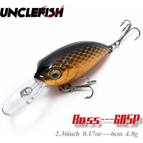 6cm 4.8g Mini Crankbait Lures for Fishing Lures Floating Crank Catfish Bass Jerkbait Bait Artificial Hard Bait Fish Wobblers