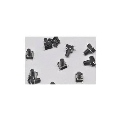 6x6x7mm 4pin SMD Tactile Tact Mini Push Button Switch Micro Switch Momentary 100pcs/lot