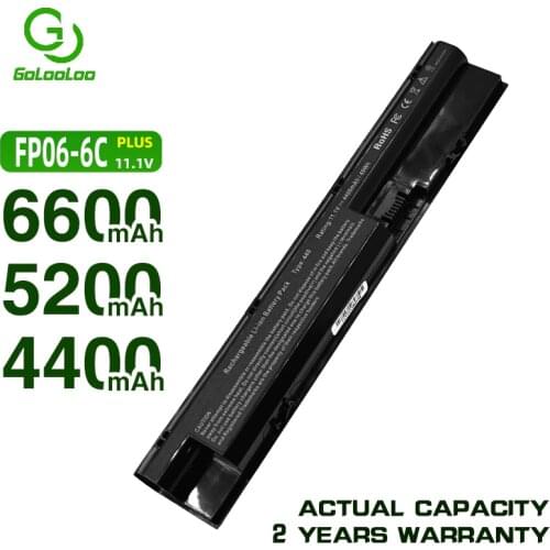 Golooloo Battery for HP COMPAQ ProBook 440 445 450 470 455 G0 G1 G2 Series 707617-421 708457-001 708458-001 FP06 FP06XL FP09