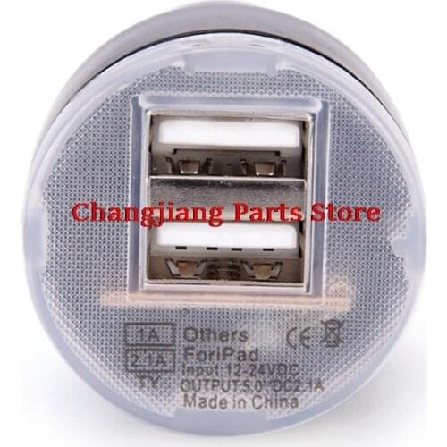 Car Charger Adapter Cigarette Lighter Phone for Samsung Galaxy Note Black DC 5V 2.1A 5 4 Dual Us 2 Port S6