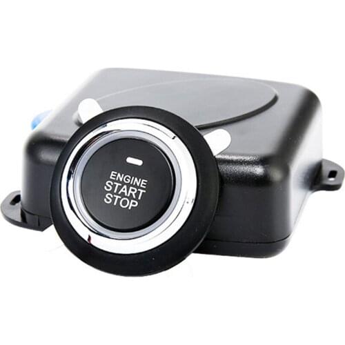 Car Keyless Entry Engine Start Alarm System Starter Push Button Remote Kit