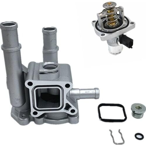 For Opel Astra Zafira Signum Vectra For Chevrolet Aveo Cruze Engine Coolant Thermostat and Aluminum Housing 96984103 96984104