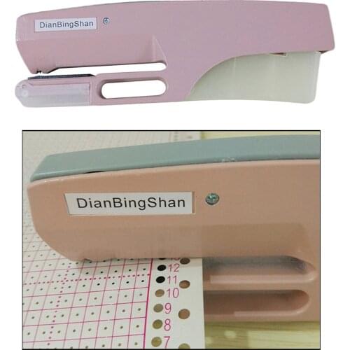 1-Hole Punch for Knitting Machines, Single Hole Punch, Metal Card Punch Device for Punch Cards Home Office School Supplies