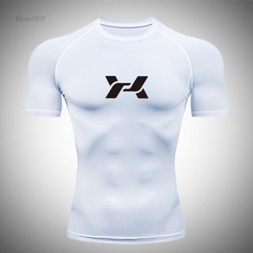 Bjj T Shirts Herren Sportswear MMA Rashguard Jiu Jitsu T-Shirt Men Compression Dry Fit Men Shirts Gym Fitness Running Training