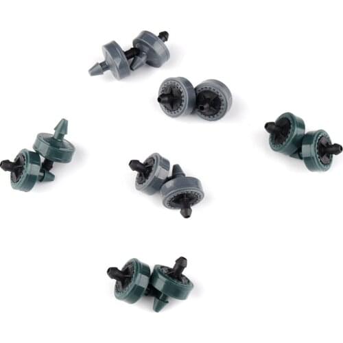 30pcs 4L/8L Steady Flow Dripper Automatic Pressure Compensation Dripper Home Garden Irrigation Agriculture Micro Drip Fittings