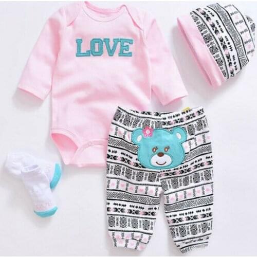 Reborn Baby Dolls Clothes For 20"- 22" Toddler Baby Girl Doll Clothing Sets American Girl Doll Clothes Doll Accessories