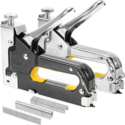 NICEYARD Furniture Heavy Duty Nailer Multi-function Carpentry Tools Manual Nail Gun Riveter Tool Tacker Stapler