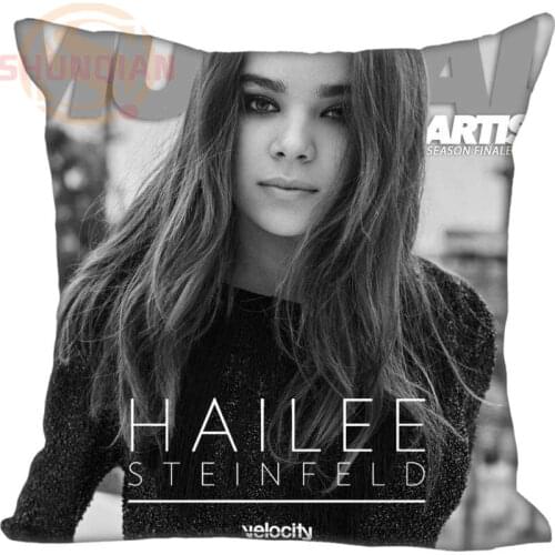 New Arrival Hailee Steinfeld #171 Pillowcase Wedding Decorative Pillow Case Customize Gift For Pillow CoverW&17212