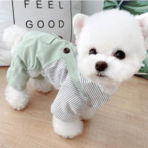 Dog clothes Doggie Plush Backpack clothes pet Jumpsuit The coat of dog and cat is thick Warm clothes for pet dog