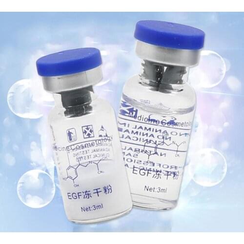 One Set EG F Lyophilized Epidermal Growth Factor Wrinkles Treatment rhEGF Powder Serum Acne Pimples Scars Skin Care