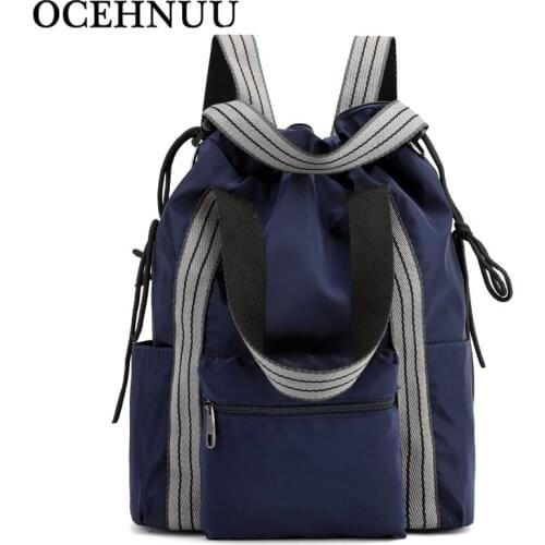 OCEHNUU Casual Women Shoulder Bag Backpack Travel Nylon Drawstring Rucksack school bags for teenage girl Bagpack Waterproof 2019