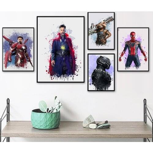 Marvel Avengers 5D DIY Diamond Painting Full Square Round Drill Diamond Embroidery Cross Stitch Kits Mosaic Home Decor
