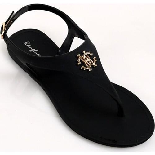 Summer Flat Women Sandals Comfortable Open Toe Ladies Beach Sandals Roman Buckle Strap Female Shoes 2021 Big Size Flip Flops