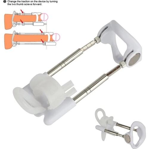 Sex Toys for Men Penis Extender Enlargement Edge Stretcher Pump Strap Male Dick Enlargers Peni-s Pump Device Adult Erotic Toys