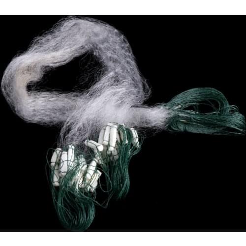 1.5x1.5cm Net Hole Chemical Fiber Single layer Fishing Fish Mesh Trap Monofilament Gill Net Netting Tackle Outdoor 8M x 0.8M