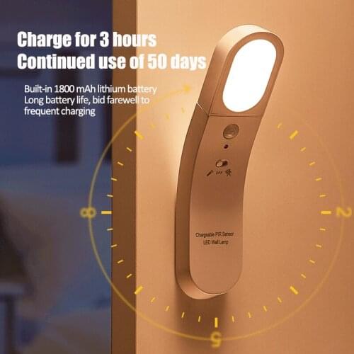 Anern Night Lights Motion Sensor Night Lamp Bedroom Decor Childrens USB Charging Bedroom Decoration LED Night Light Dropship