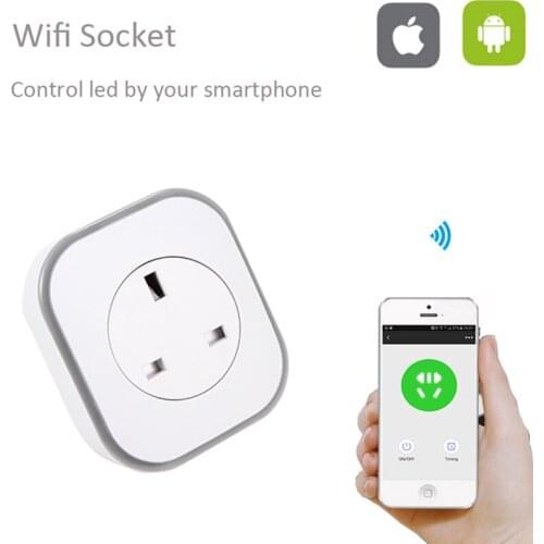 OPEU-003 10A Wifi Smart Switch Power Plug Socket EU 220V Wireless Light Outlet Timer Remote Control Support Alexa Google Home