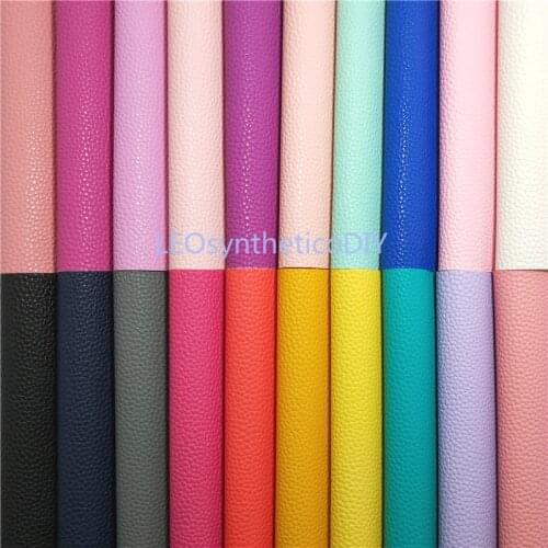 1PC 21X29CM Litchi Faux Leather Fabric, Synthetic Leather Fabric Leather Sheets,PU Leather For Making Bows LEOsyntheticoDIY T262