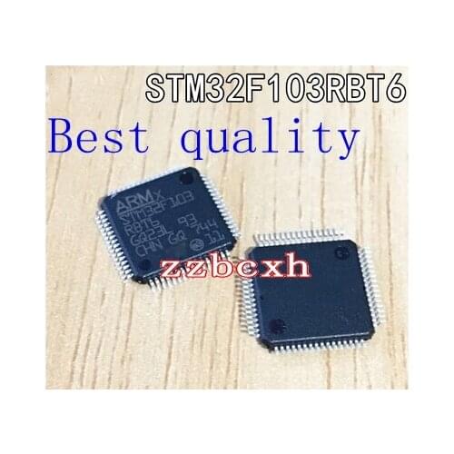 2PCS/LOT New original In Stock STM32F103RBT6 LQFP-64