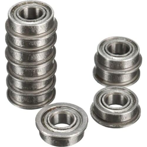 10PCS MF84ZZ LF840ZZ Shielded Flanged 4 x 8 x M Model Ball Flange Bearing