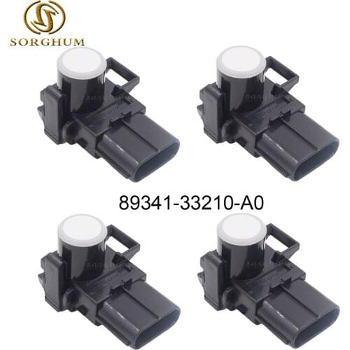 4PCS PDC Backup Parking Sensor For Toyota 2012-2015 Camry Land Cruiser 89341-33210-A0 White