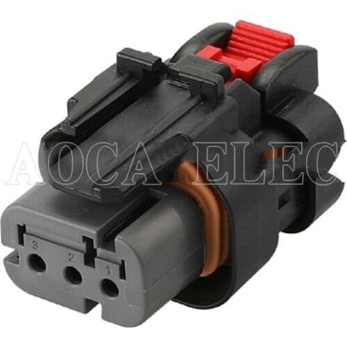 5SET 776429-2 male Connector Terminal plug connectors jacket auto Plug socket 3 way female Connector Fuse box