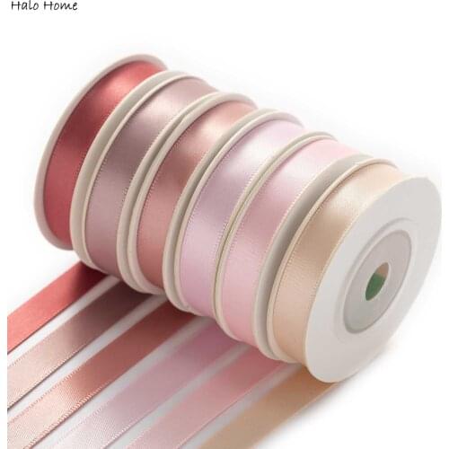 5Yards/Roll Pink Series Wire Ribbon Festival Party Gift Package Craft Wedding Hair Bow-Knot Clip Accessories Cloth Home Decor