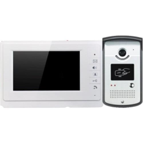 7 Inch LCD Display Wired Video Door Phone Access Control System