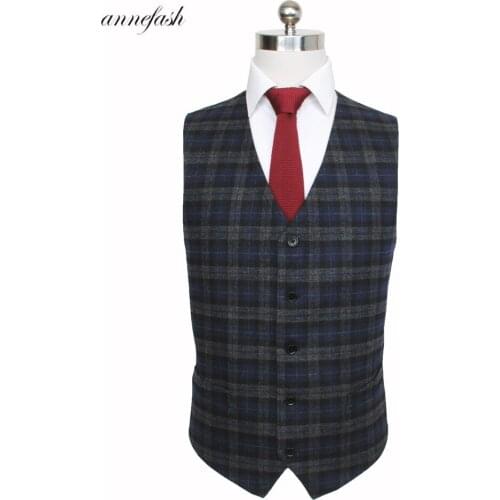 Мужские костюмные жилеты Annefash China At AliExpress