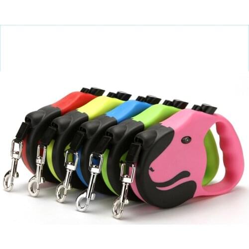Automatic Retractable Durable Dog Leash Extending Puppy Walking Running Leads For Small Dogs Pet Supplies Nylon Dog Cat Lead